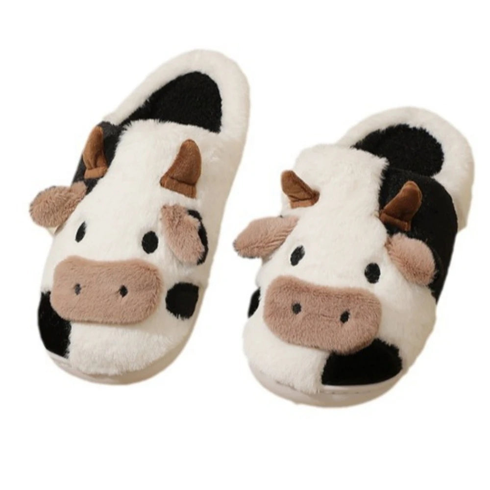 Daisy & Ned™ Soft-Stitched Cow Slippers