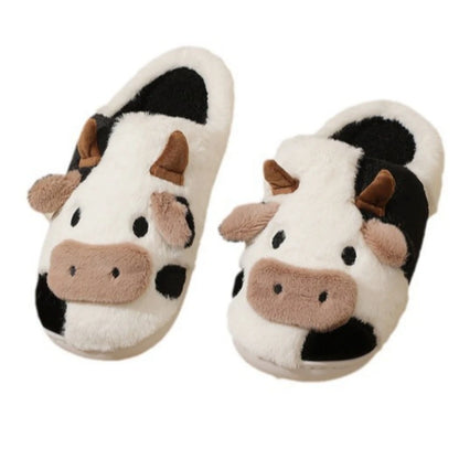 Daisy & Ned™ Soft-Stitched Cow Slippers